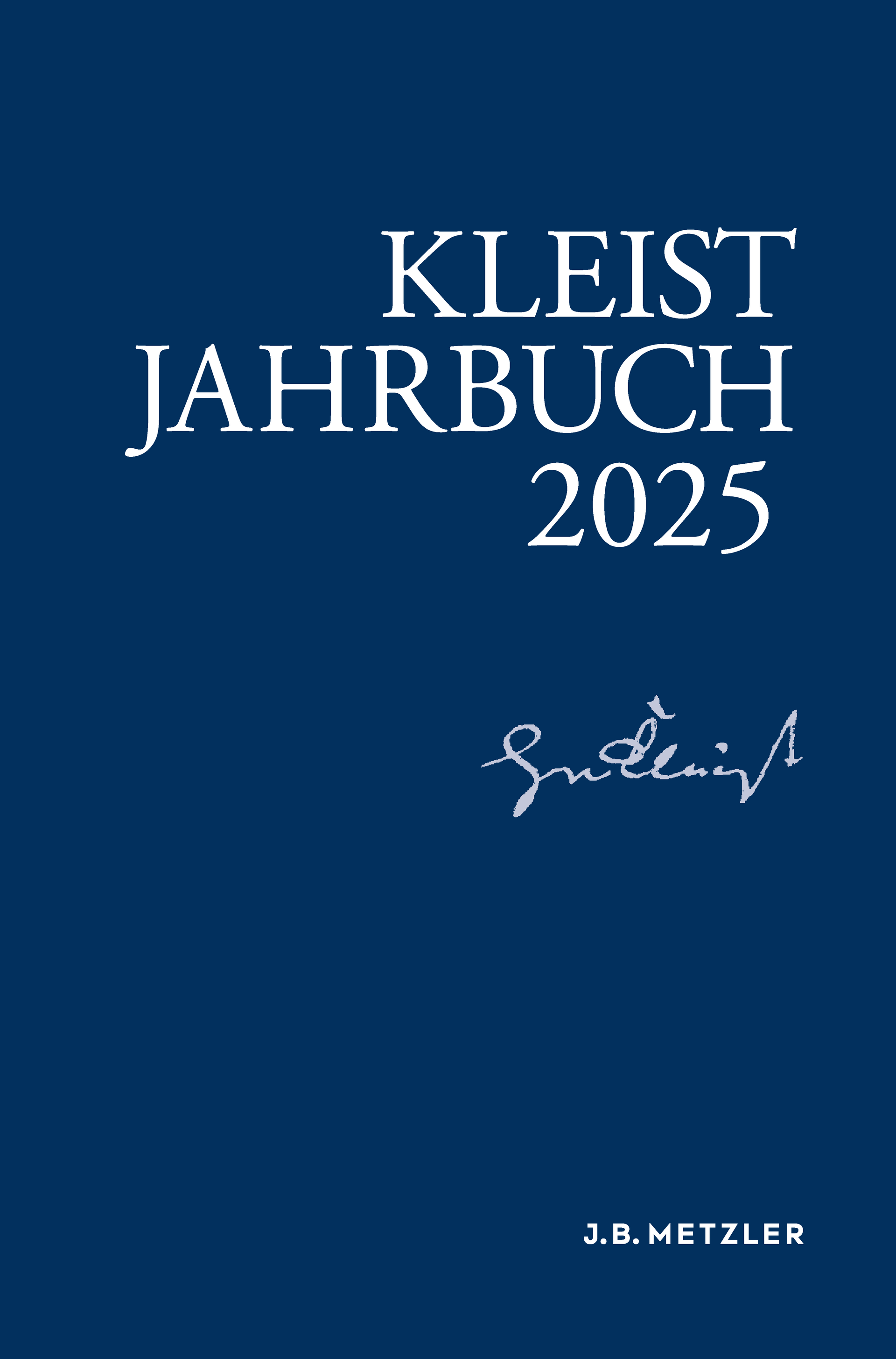 Cover Kleist-Jahrbuch 2025