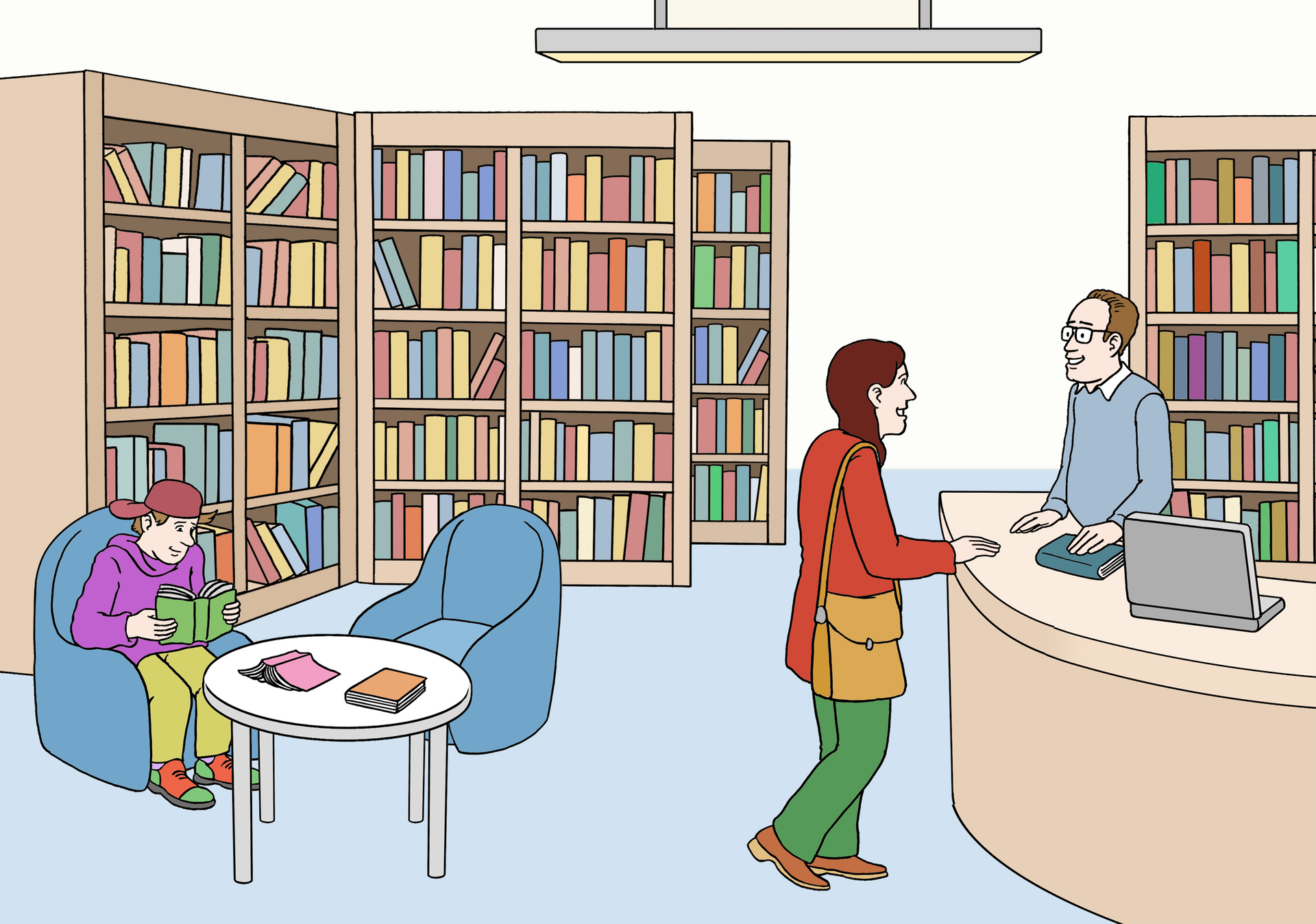 Piktogramm Bibliothek