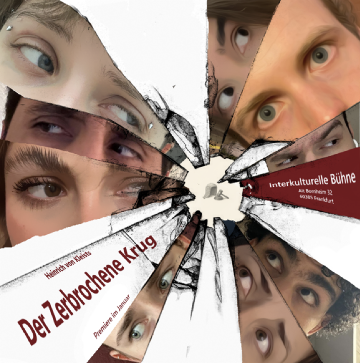 Coverbild: Anmutend wie eine zerbrochene Scheibe, in dem sich Gesichter und der Titel zeigen