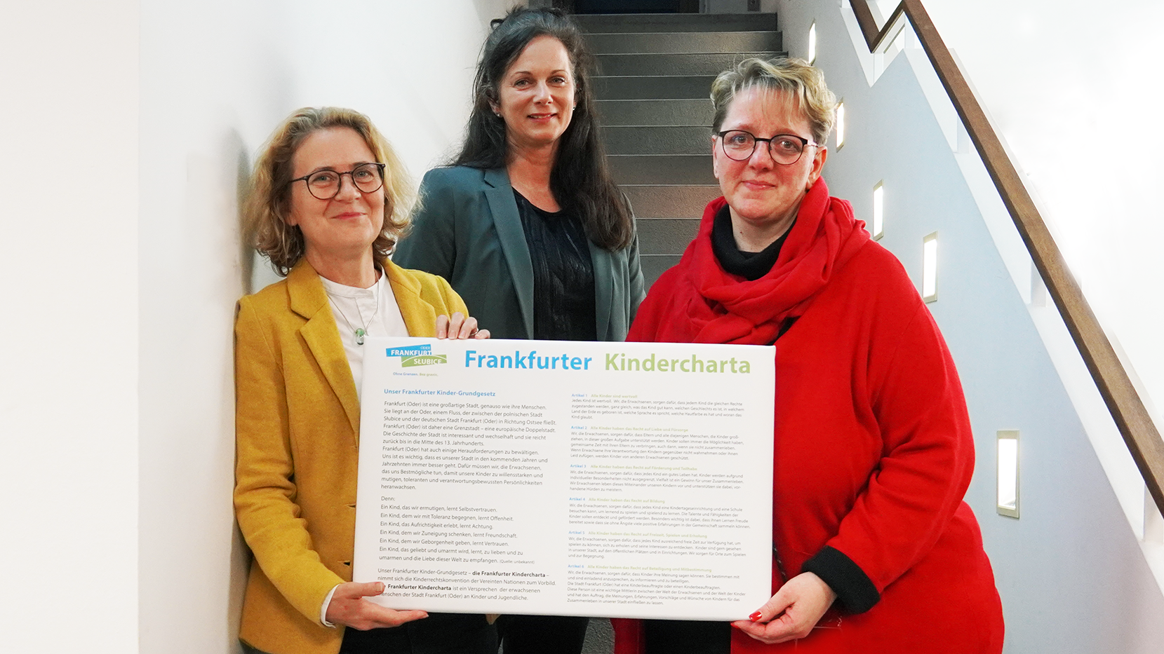 Übergabe der Frankfurter Kindercharta im Kleist-Museum ©Stiftung Kleist-Museum
