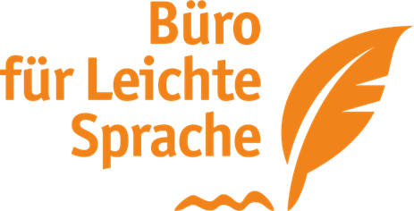 Logo Büro für Leichte Sprache (auf diesem ist eine Feder zu sehen) ©Büro für Leichte Sprache